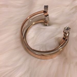 Gold and silver Bracelet 5 in 1